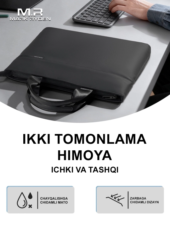 Сумка Mark Ryden MR208D для ноутбука и Macbook, деловая, мужская и женская