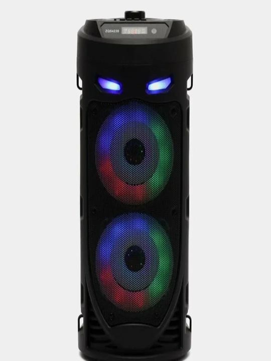 Колонка для караоке ZQS4239 Bluetooth, с микрофоном, световой эффект RGB, 40 см