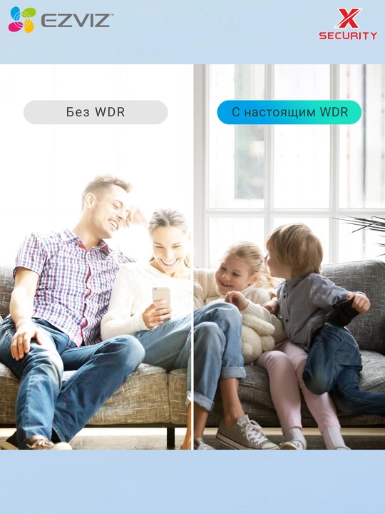 EZVIZ C6N G1 -5mp yangi avlod Wi-Fi va burilish va qiyalik bilan aqlli uy kamerasi