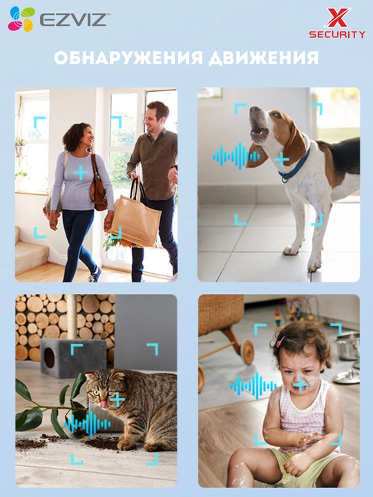 EZVIZ C6N G1 -5mp yangi avlod Wi-Fi va burilish va qiyalik bilan aqlli uy kamerasi