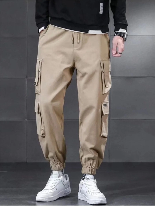Erkaklar jogger shimlari, kargo uslubidagi sport shimi, kundalik qulay kiyim, M-XXXL