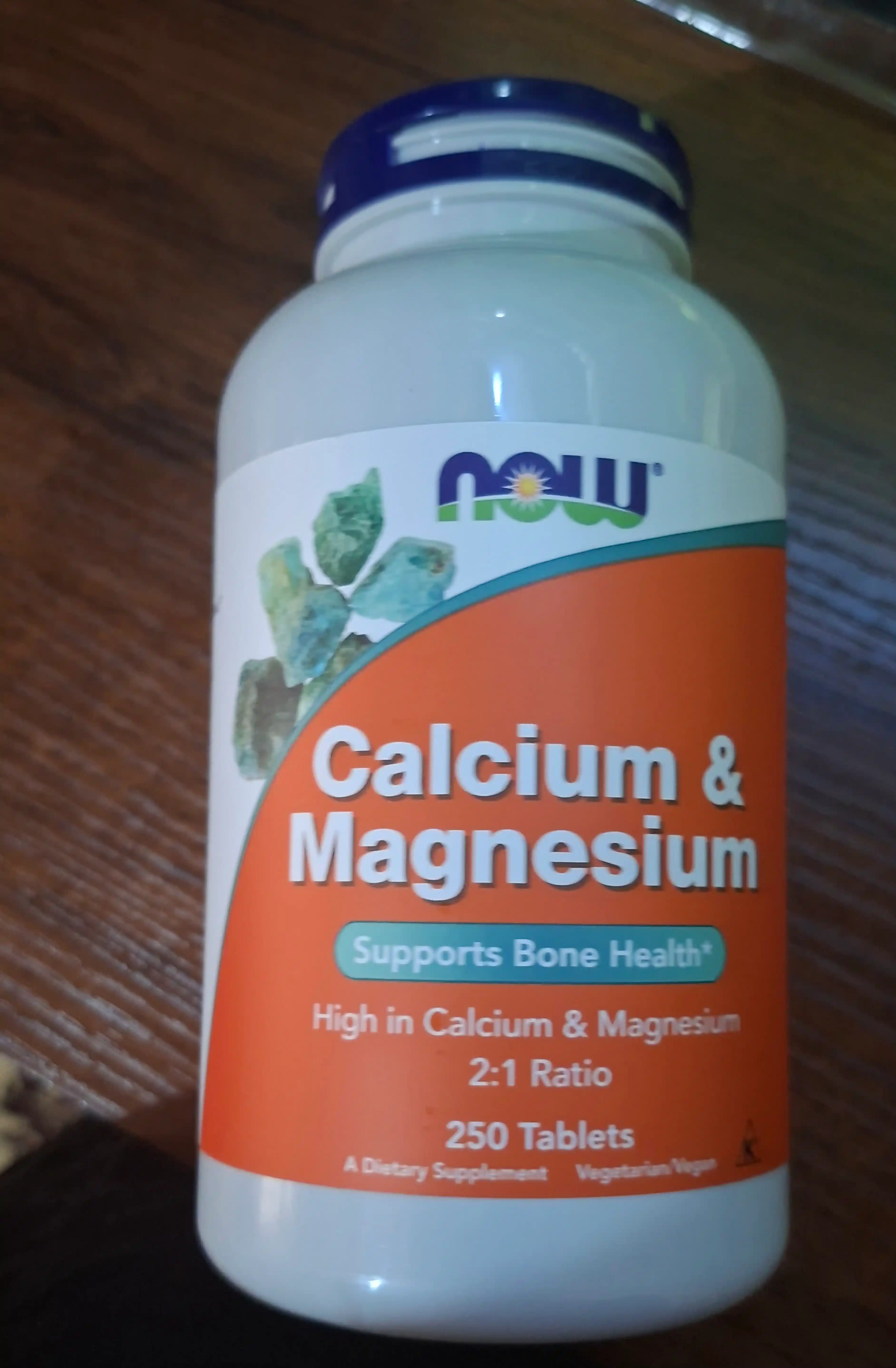 NOW Foods, Kalsiy va Magniy, tabletkalarda