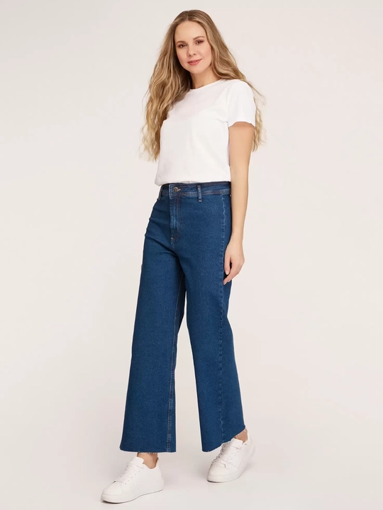 Джинсы женские Denim, с высокой посадкой