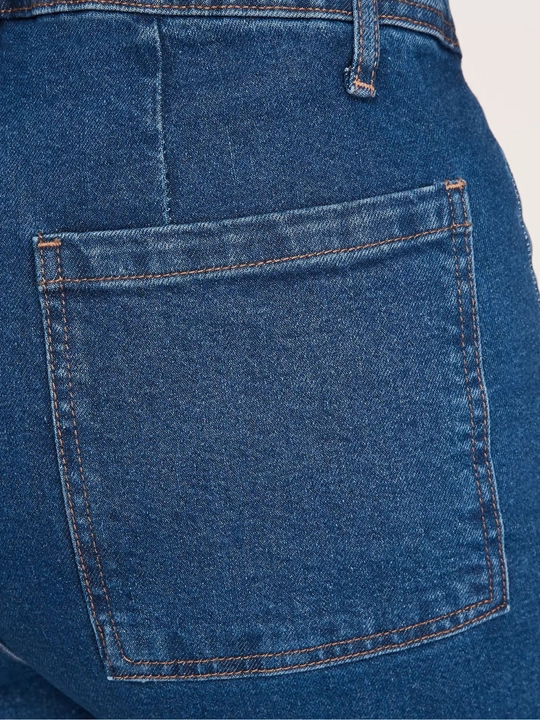 Джинсы женские Denim, с высокой посадкой