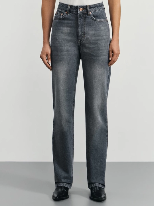 Джинсы женские Denim, с высокой посадкой