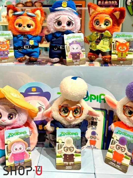 Мягкая игрушка Zootopia / Fuggler / Labubu / Wakuku / Stich / Cry Baby