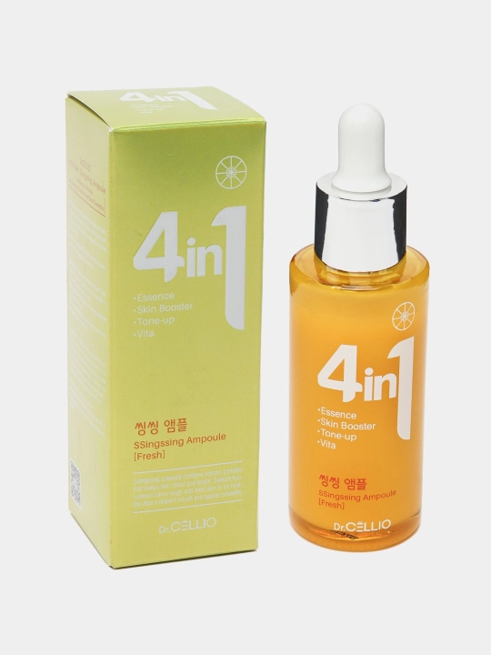 Yuz uchun namlovchi ampula Dr.CELLIO, 4 tasi 1 da - 