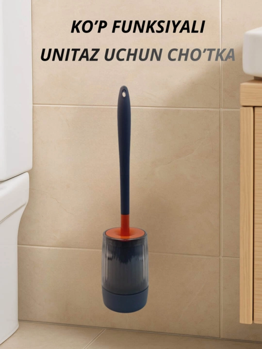 Hojatxona Silikon Cho‘tka To‘plami – Ventilyatsiyali, Tomchilatmaydigan, Antibakterial - 