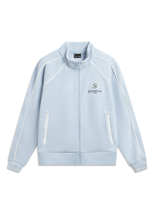Li-Ning Женский спортивный свитшот на молнии, со стойкой, стиль Sports Club - 