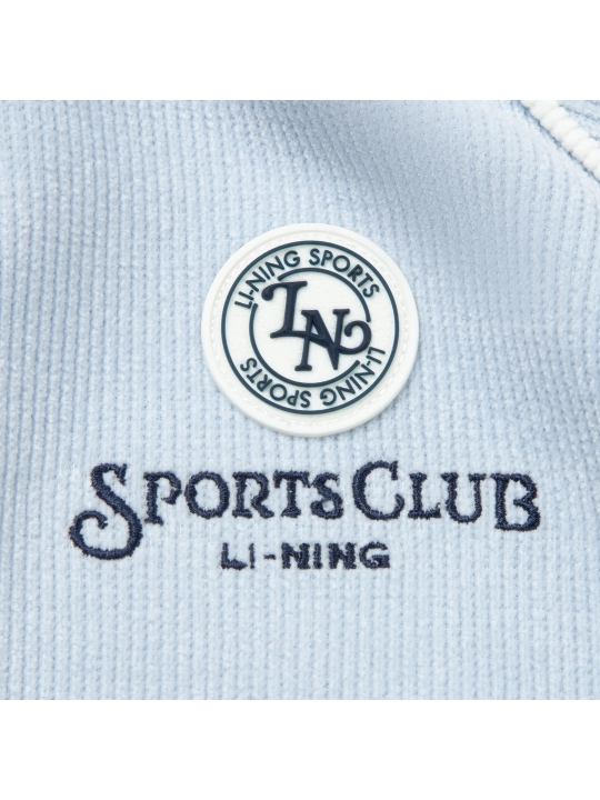 Li-Ning Ayollar sport svitshoti fermuarlı, baland yoqali, Sports Club uslubi