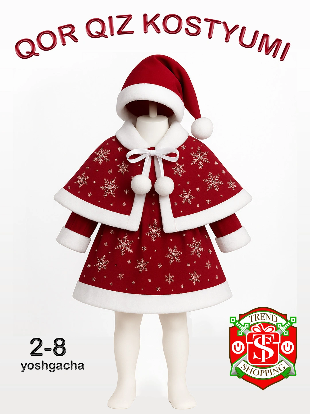 Qorbobo Rasm Bolalar uchun qorbobo kiyimlari 1-2-3-4-5-6-7-8-9 yosh uchun Santa ...