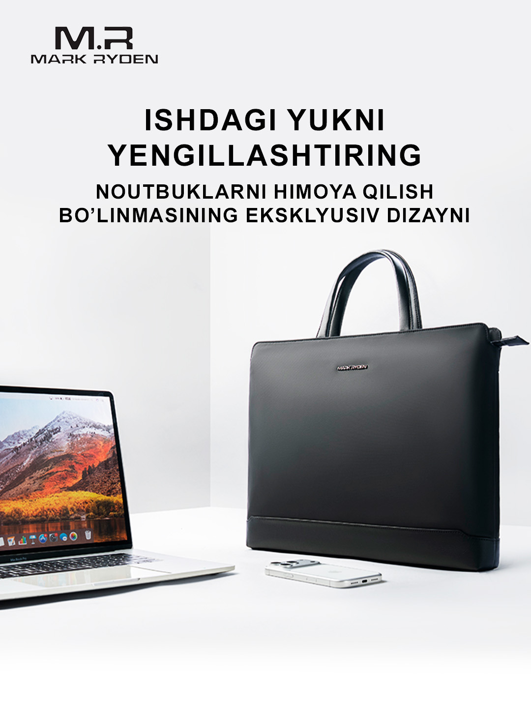 Сумка Mark Ryden MR276D для ноутбука и Macbook, деловая , мужская и женская