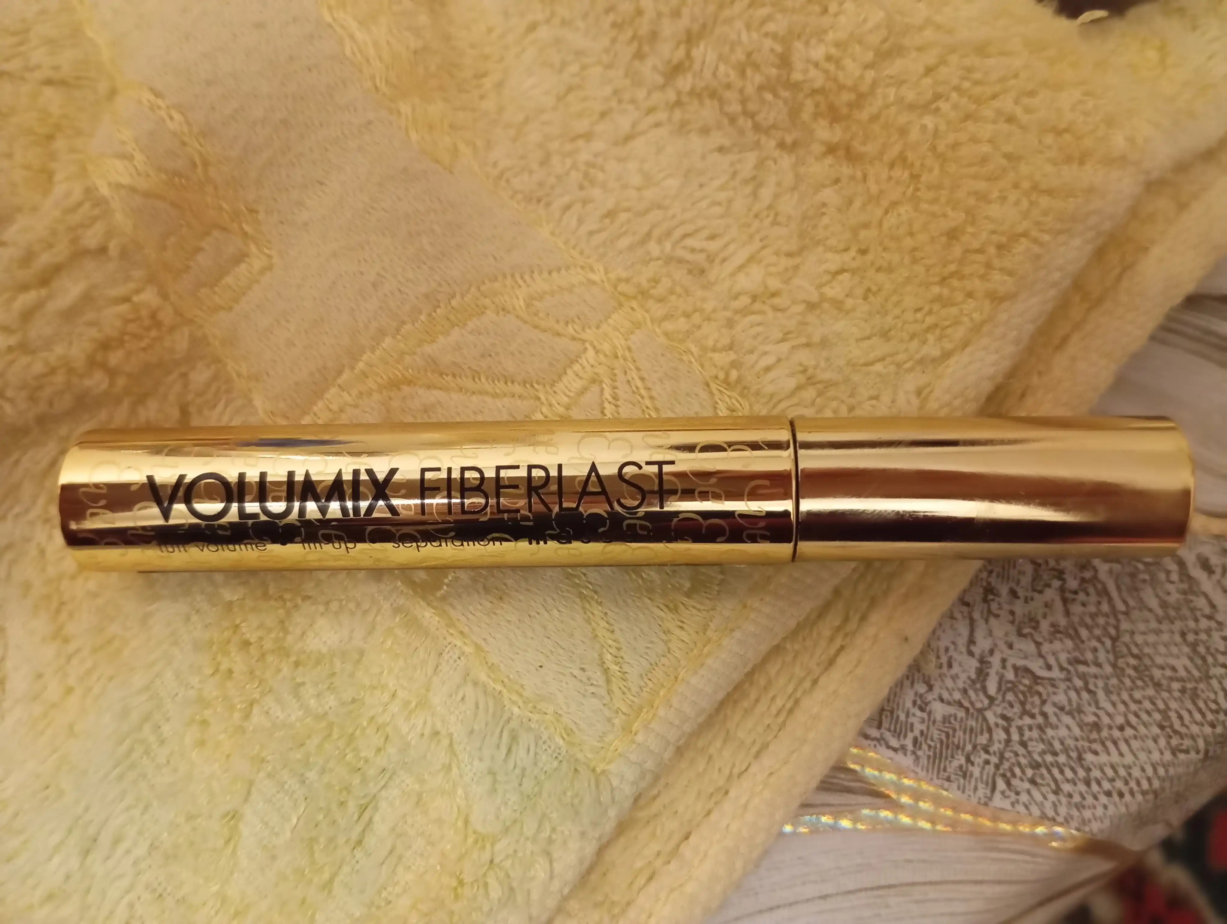 Тушь для ресниц Eveline Volumix Fiberlast, увеличивающая объём, 10 мл