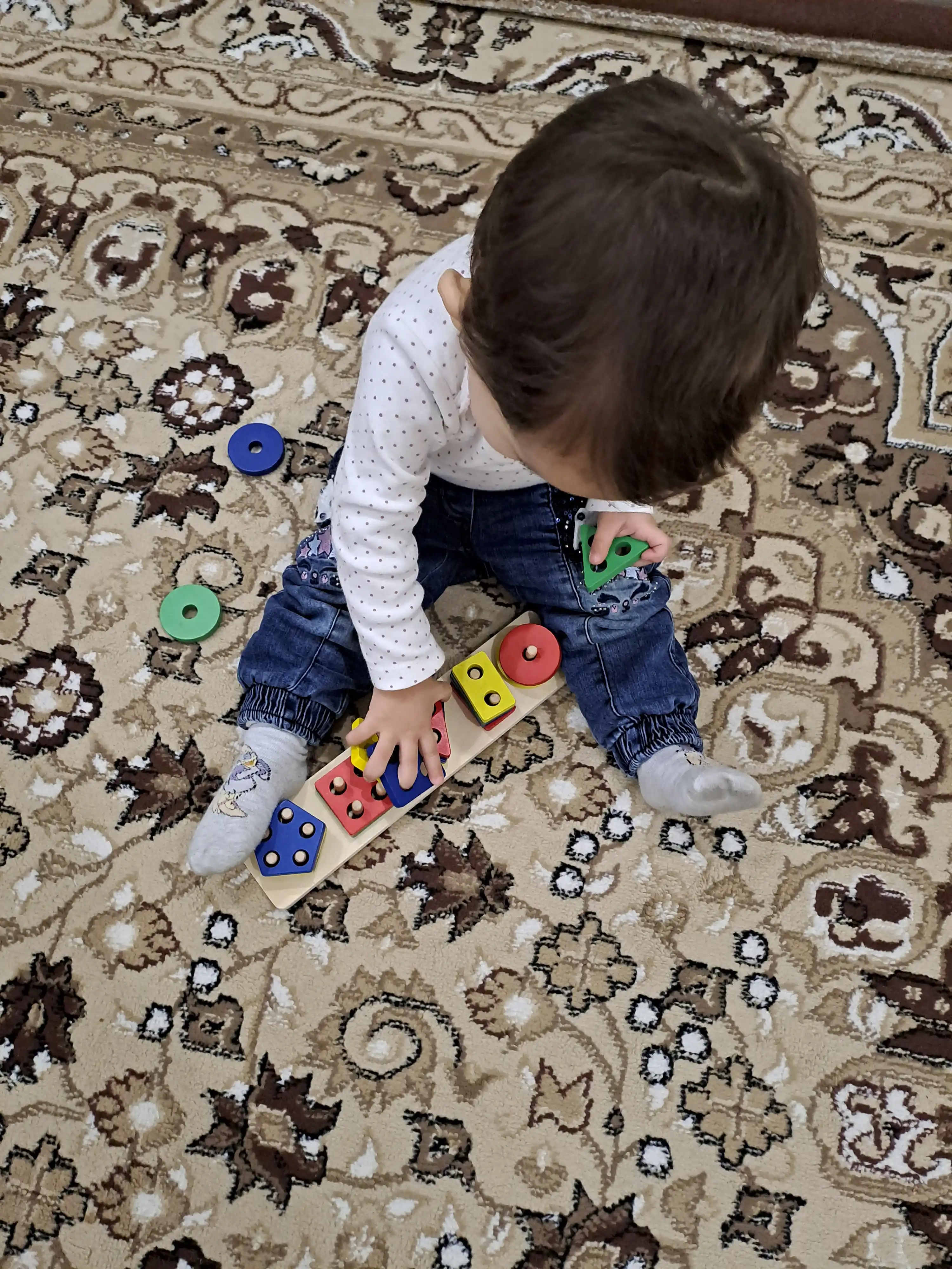 Yog'och o'quv o'yinchoq, jumboq, bolalar uchun, sorter, montessori, piramidalar