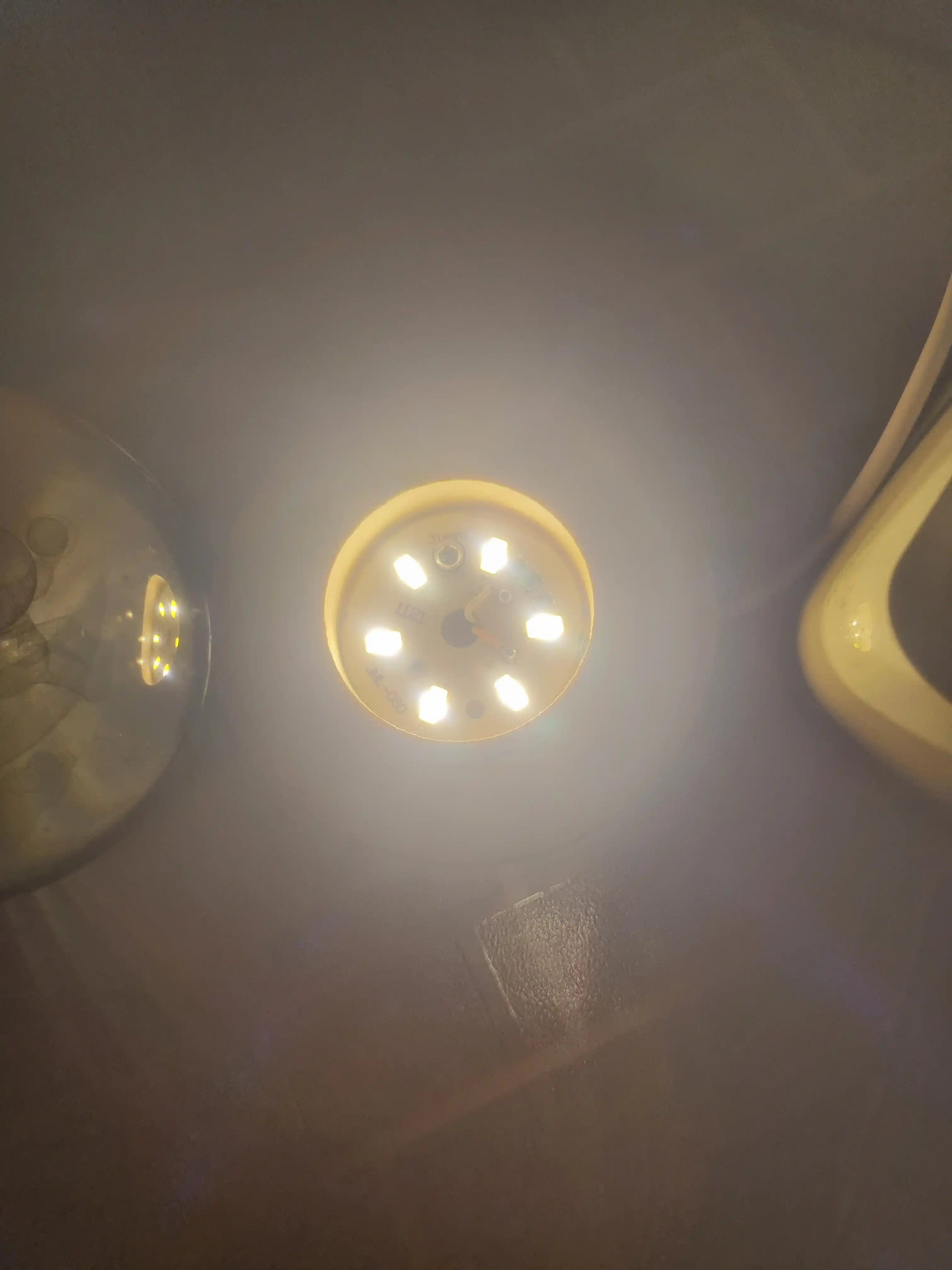 Хрустальный шар ночник 3D, антистресс, настольный светильник, LED, 7x8 см