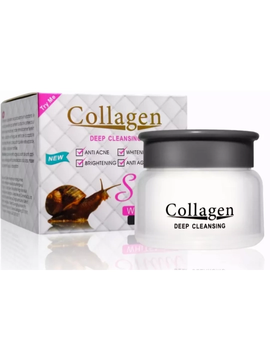 Krem yuz uchun Collagen, oqartiruvchi, aknega va qarishga qarshi, 4 tasi 1 da, 80 g