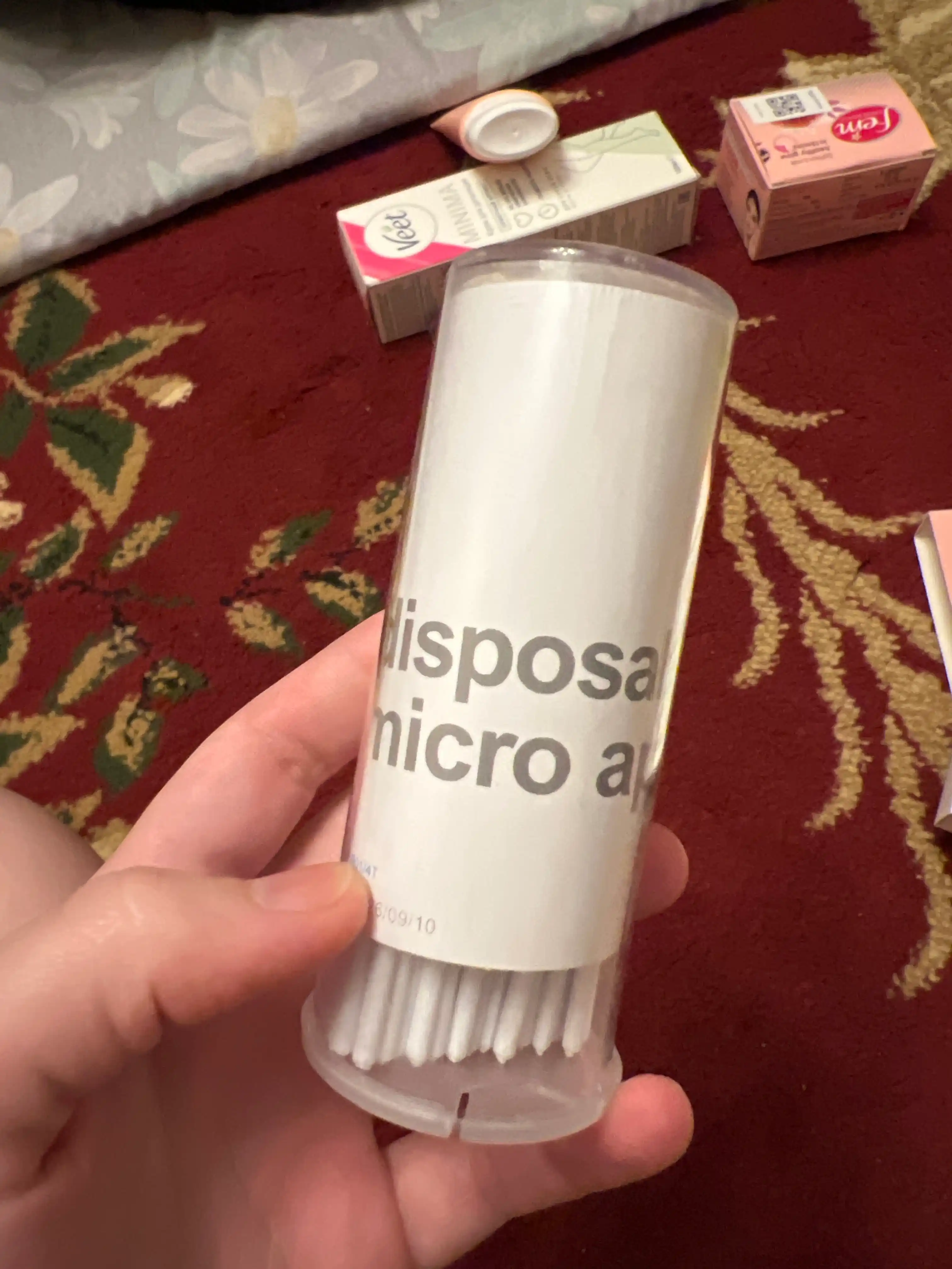 Mikrobrash qosh, kiprig va tirnoq kutikulasi uchun, 100 dona