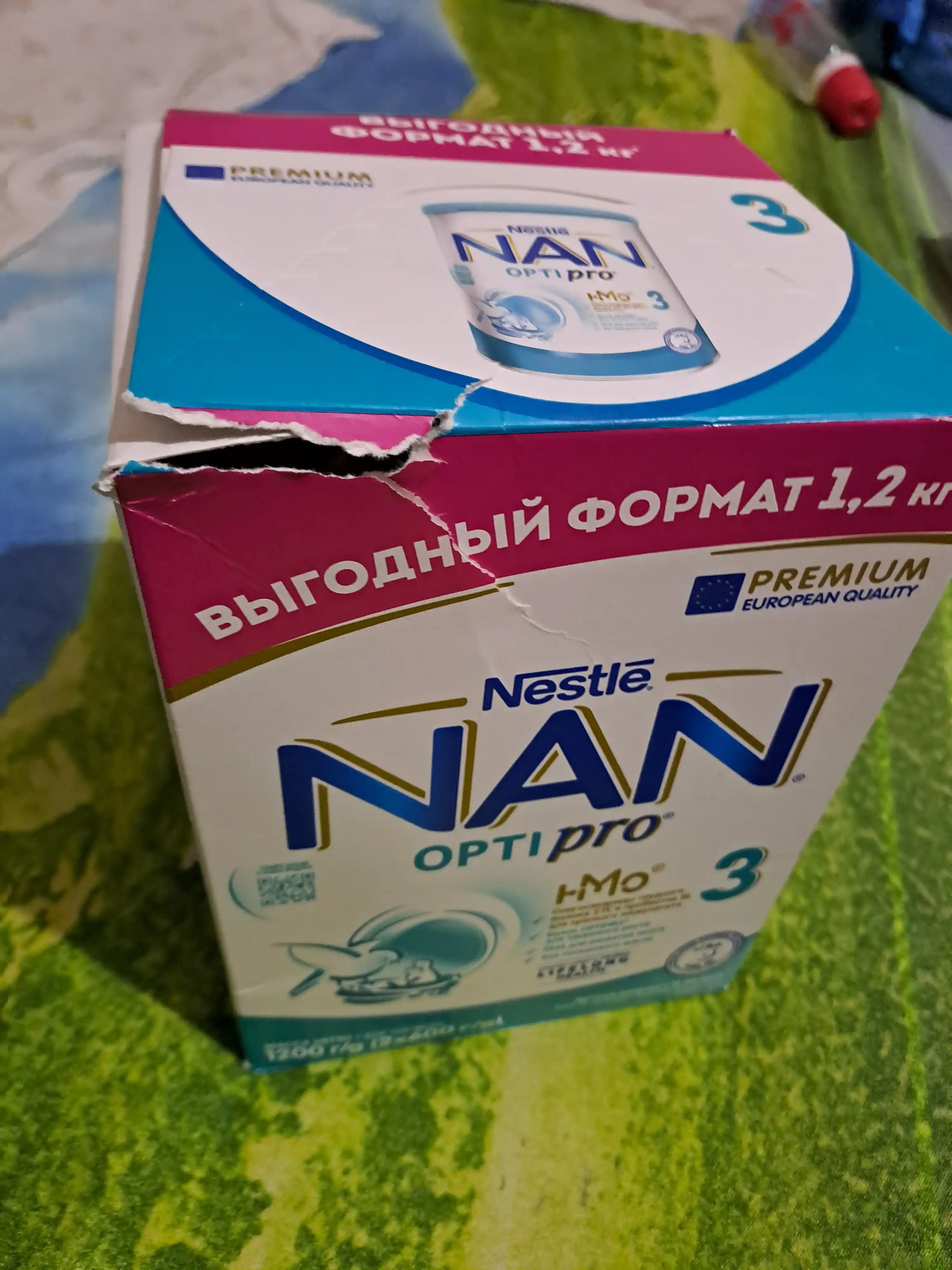 Молочко детское Nan 3, для роста, иммунитета и развития мозга, 1200  г