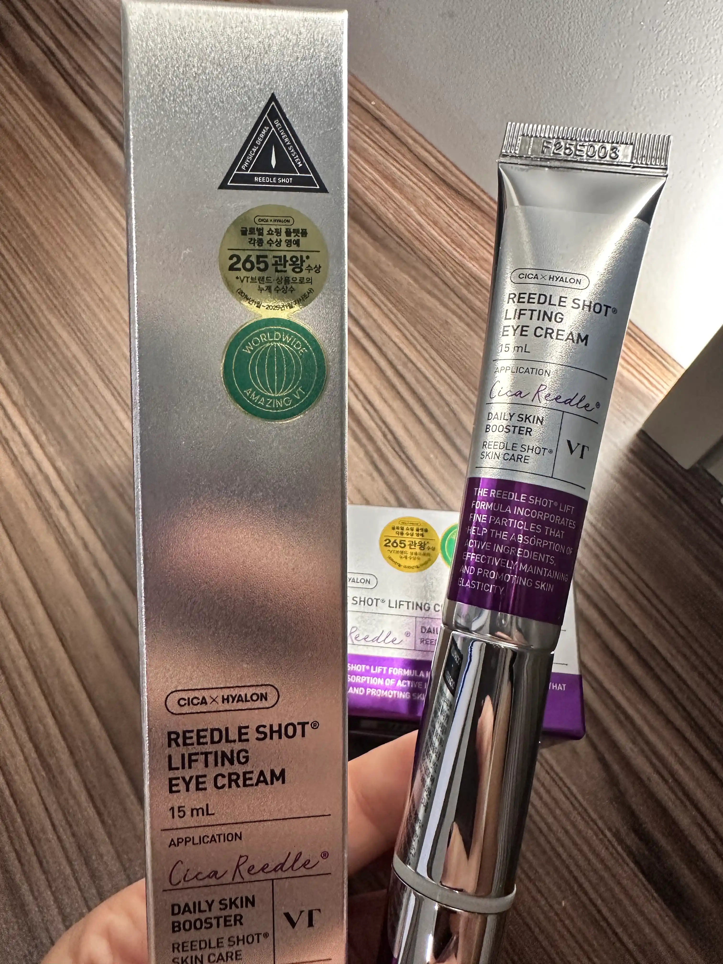 Крем для глаз VT Cosmetics Reedle Shot: лифтинг, от морщин, темных кругов и отеков, 15 мл