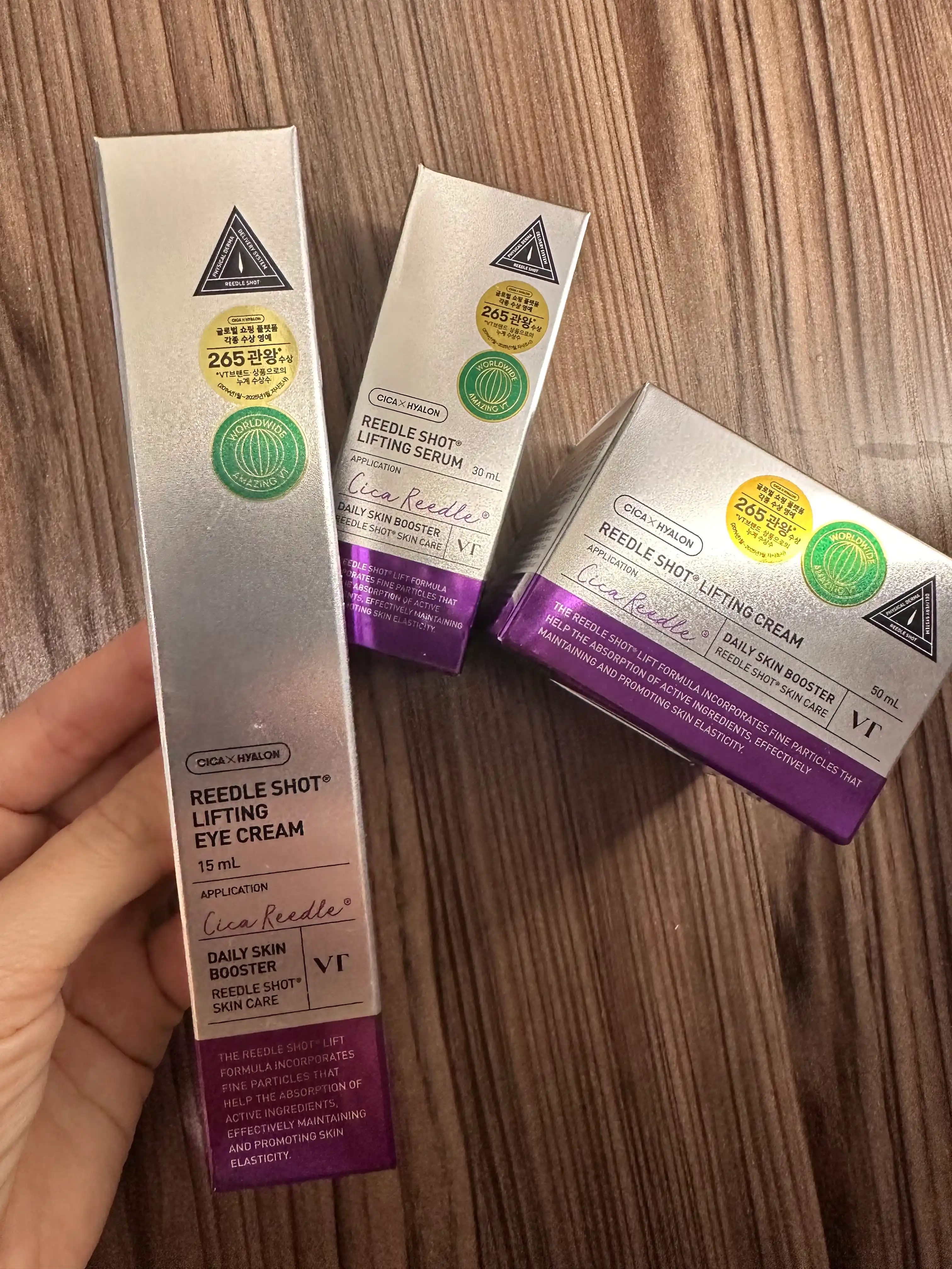 Крем для глаз VT Cosmetics Reedle Shot: лифтинг, от морщин, темных кругов и отеков, 15 мл