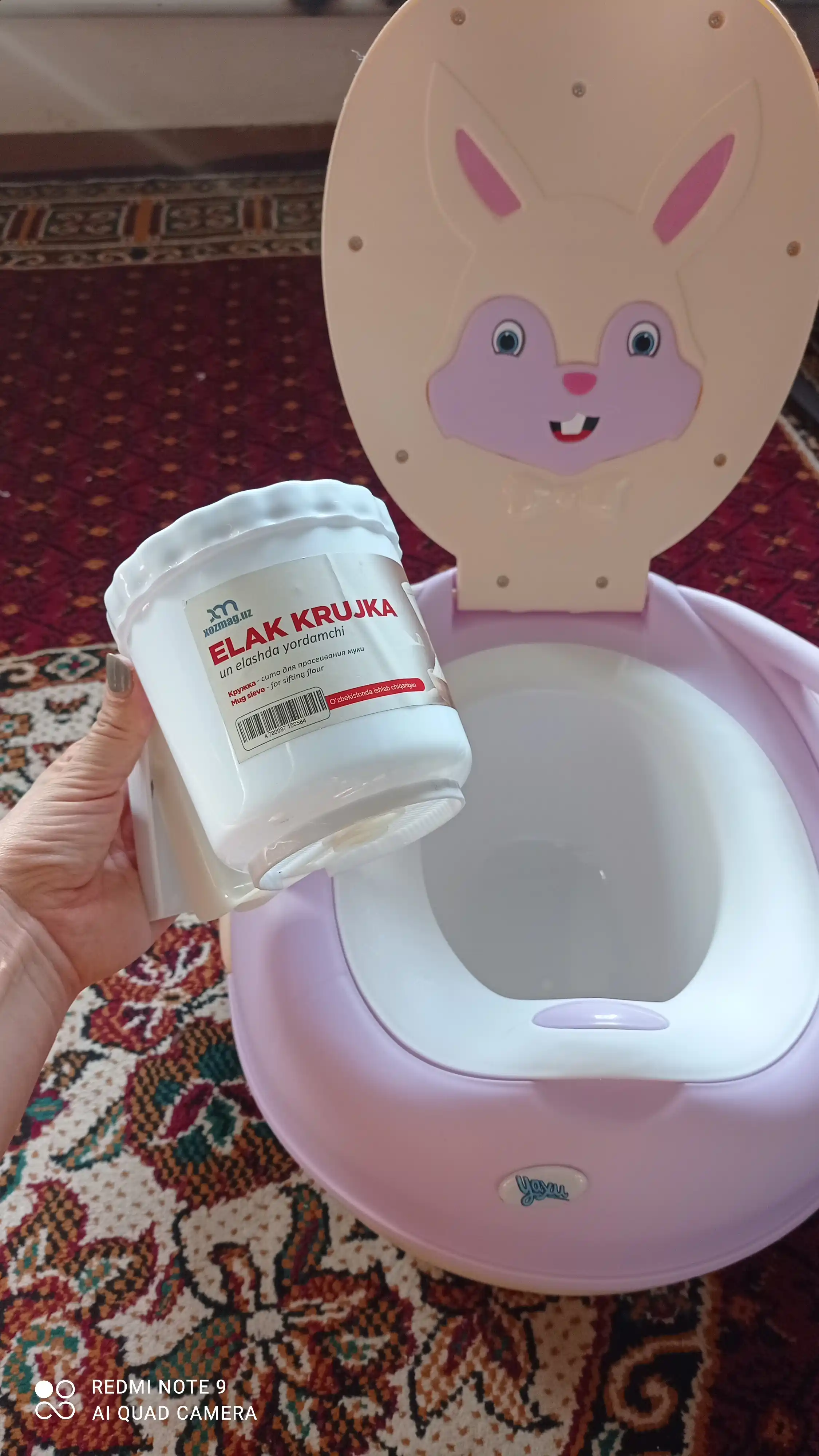 Детский горшок стульчик с крышкой и спинкой 