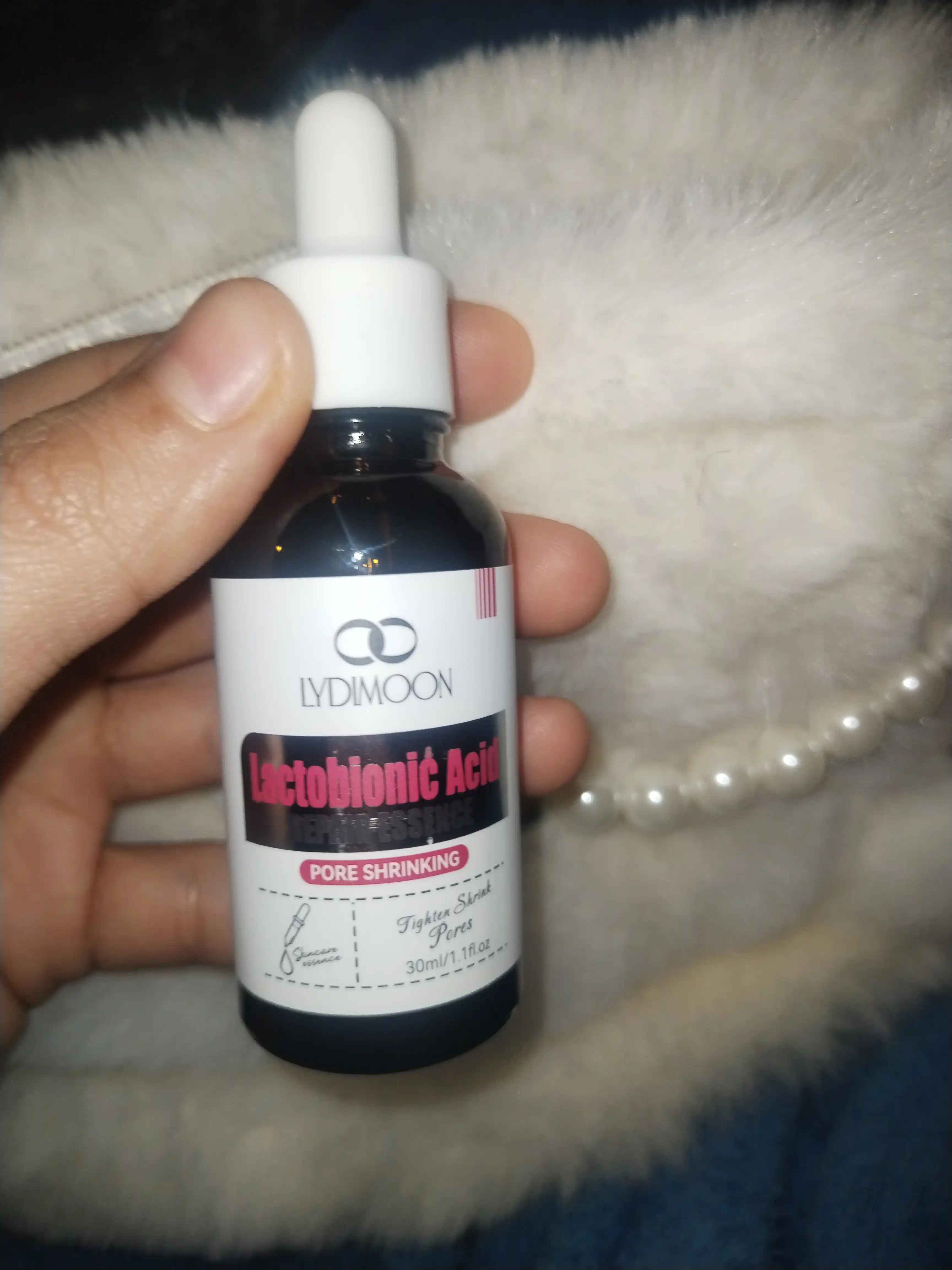 LYDIMOON Laktobion kislotasi ko'zalarni toraytiruvchi mohiyat 30 ml