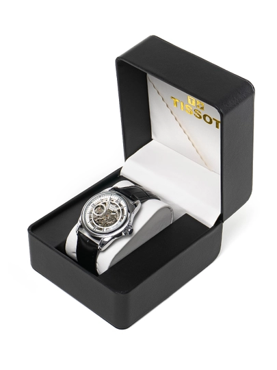 Мужские часы TISSOT 1853 Automatic, дизайн, в подарочной коробке — MICRO1-TISSOT-ЧЕРНСТЕ