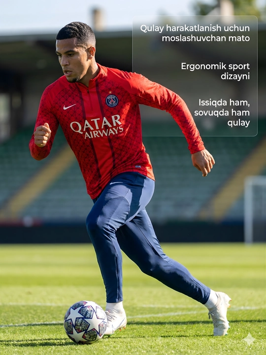 Futbol mashg‘ulot formasi — professional sportchilar uchun, sport kostyumi