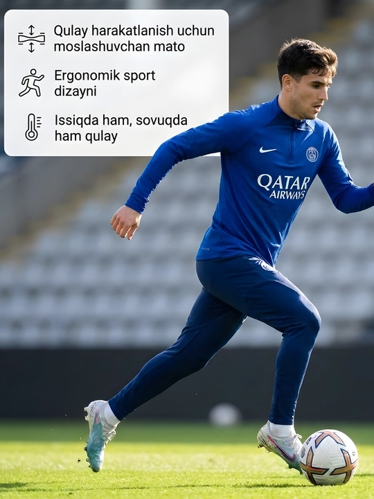 Futbol mashg‘ulot formasi — professional sportchilar uchun, sport kostyumi
