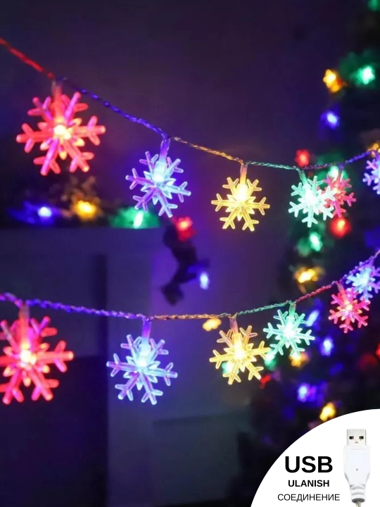 LED gulchambar "Shudring ipi" - bayram sehriga to‘la bezak
