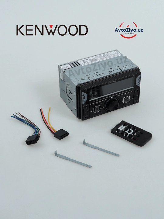 Автомагнитола Kenwood 2 DIN с Bluetooth, авто магнитола, USB AUX, подсветки, пульт