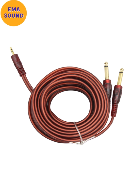 6.35 mm jack - 3.5 mm mini jack kabel, 1.5 m, 3 m, 5 m - 