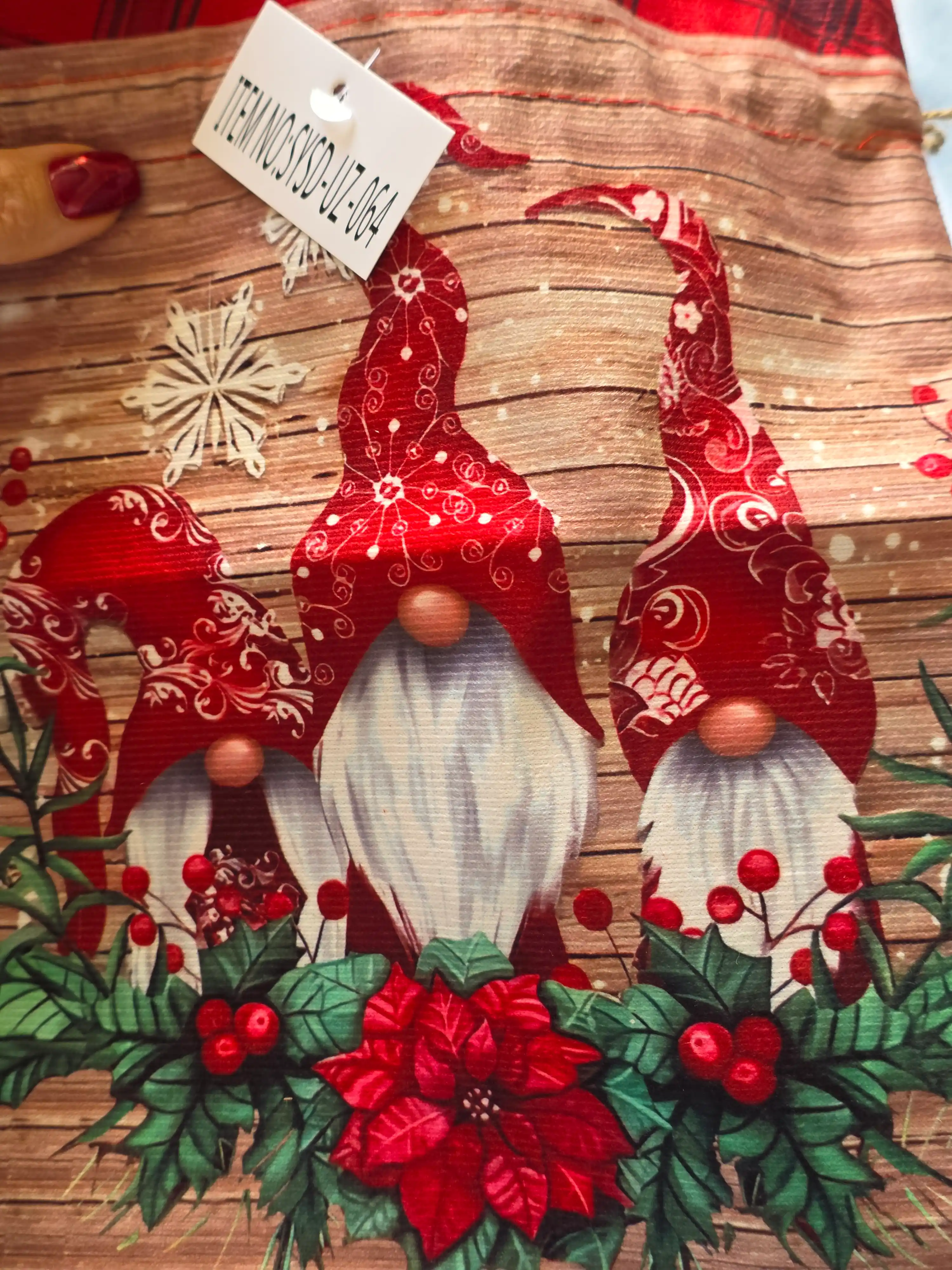 Yangi yil sovg'a sumkasi, qalin material