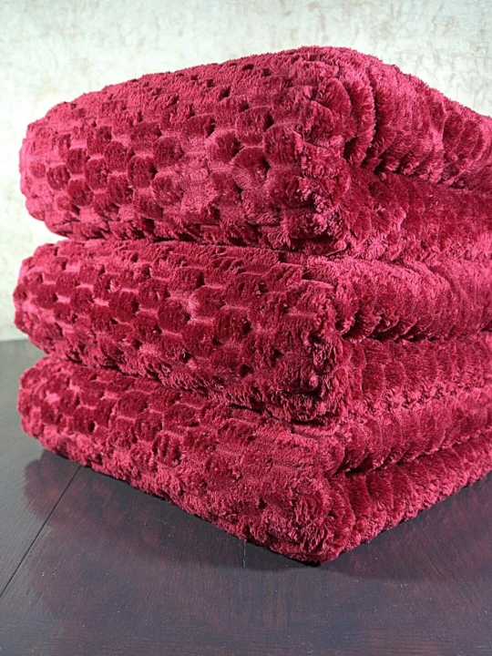 Velsoft plеd, karavot va divan uchun, paxmoq, momiq