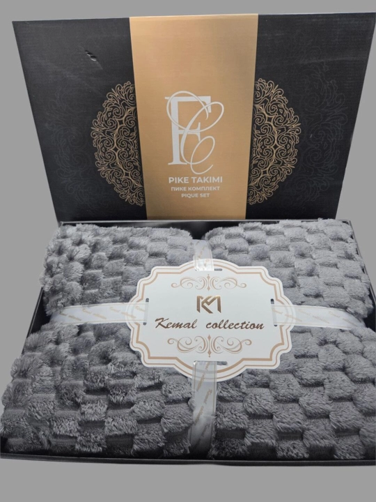 Velsoft plеd, karavot va divan uchun, paxmoq, momiq