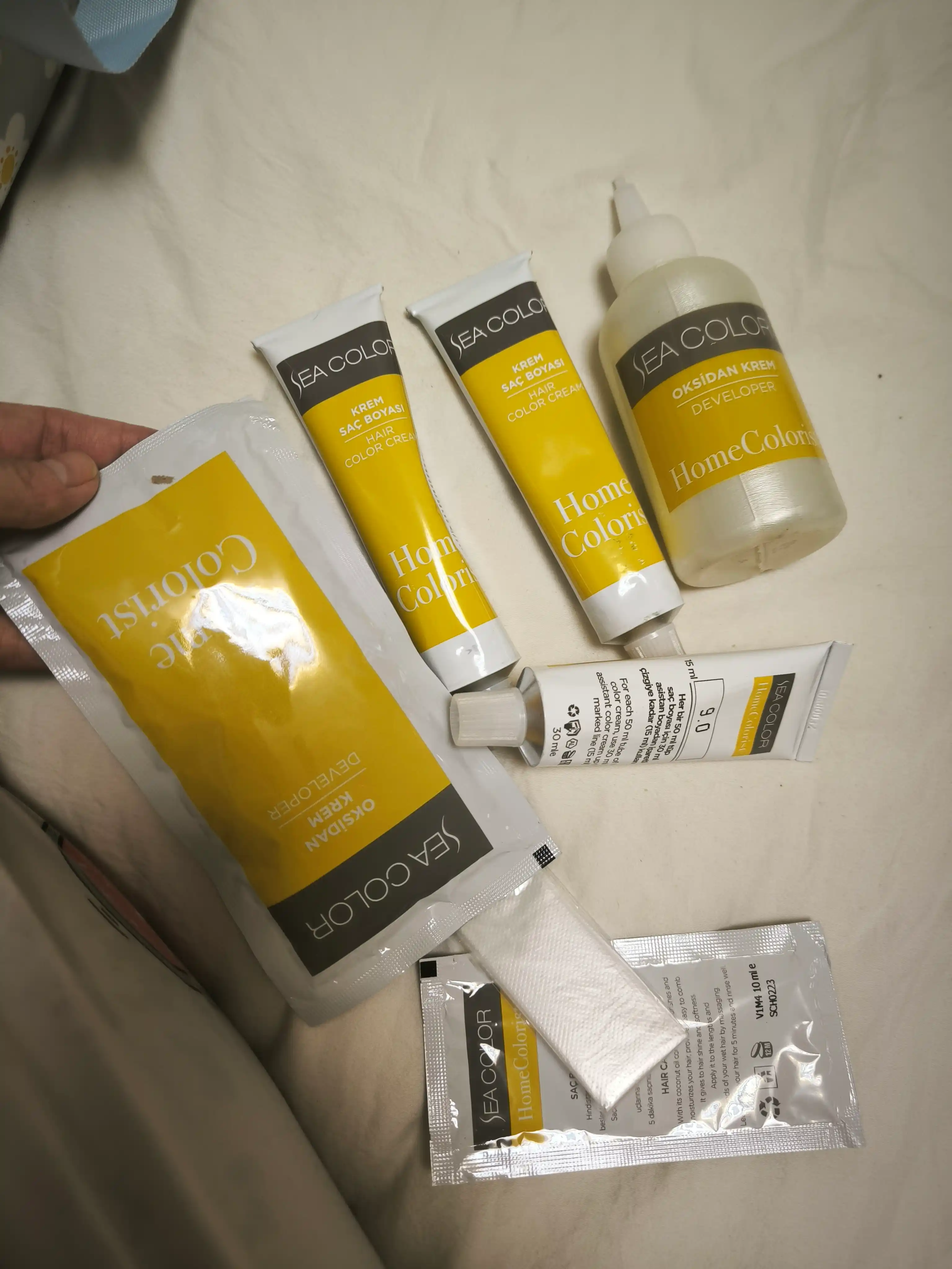 Крем-краска, набор для окрашивания волос Sea Color Home Colorist