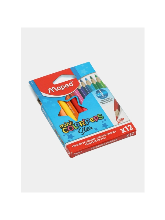 Maped Mini Color’Peps rangli qalamlari, 12 xil rang, sovg‘a sifatida 832500 dan ortiq o‘tkirlagich