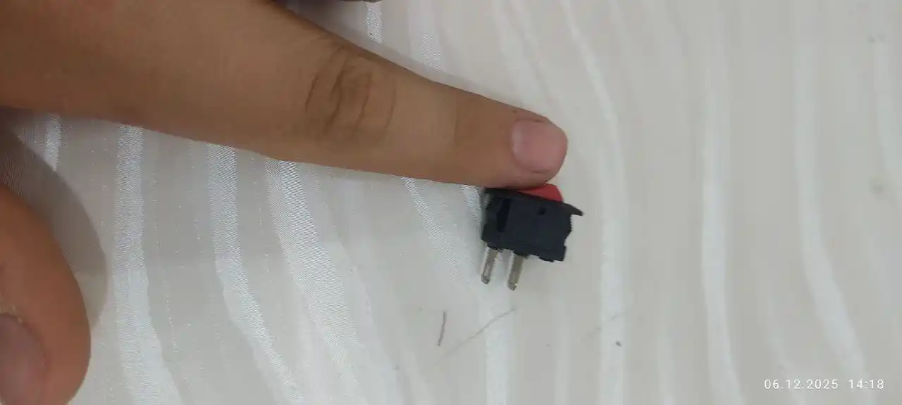 Mini kalit, AC250V-3A, 2-pin, KCD11
