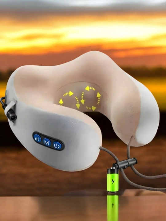 Bo'yin massaj uchun yostig'i U-shaped Massage Pillow