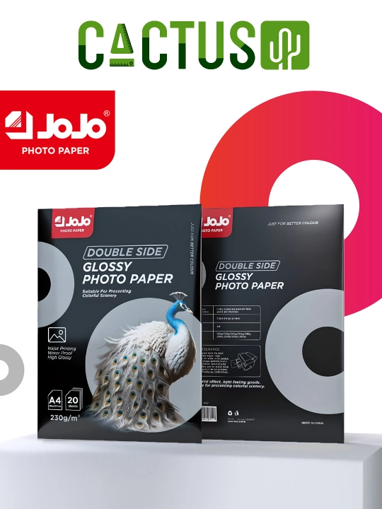 A4 Jojo fotoqog‘ozi, ikki tomonlama yaltiroq 230gr, 50 dona - 