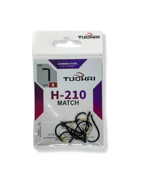 Ilmoq TUOHAI carbon steel baliq ovi uchun, kryuchok 2 razmer