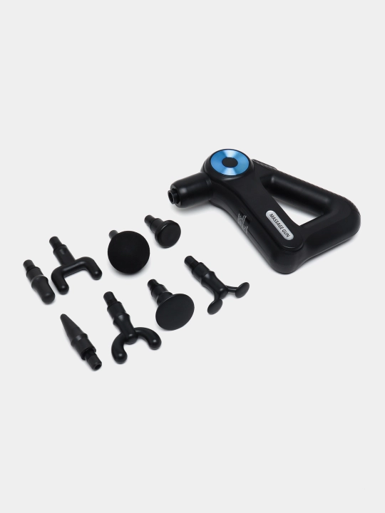 Массажер для тела Massage Gun BLD-8890, 12 насадок