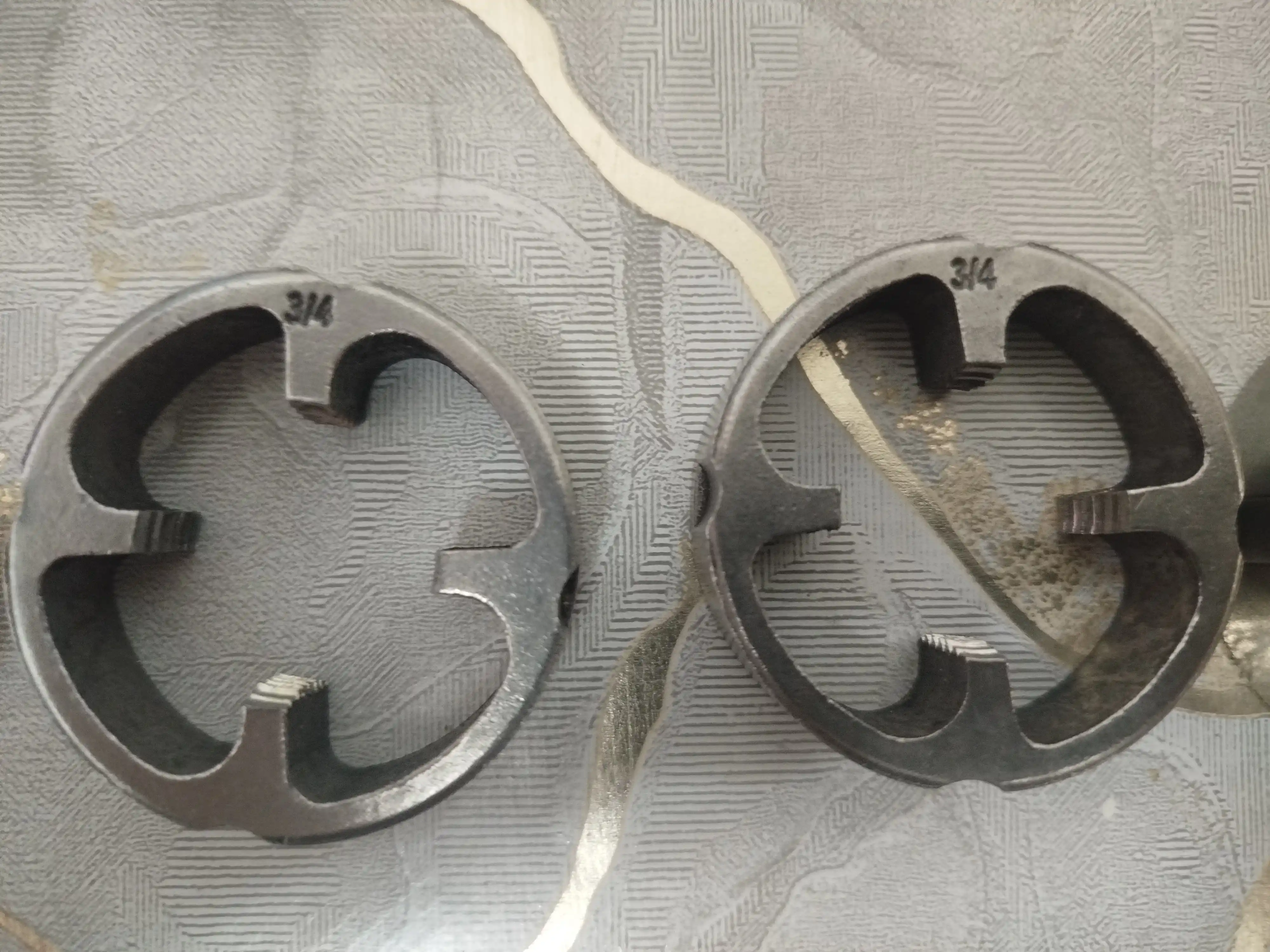 3 1/2", 3/4" va 1" qoliplarga ega PVX quvur qoliplari to'plami (elektr modeli)