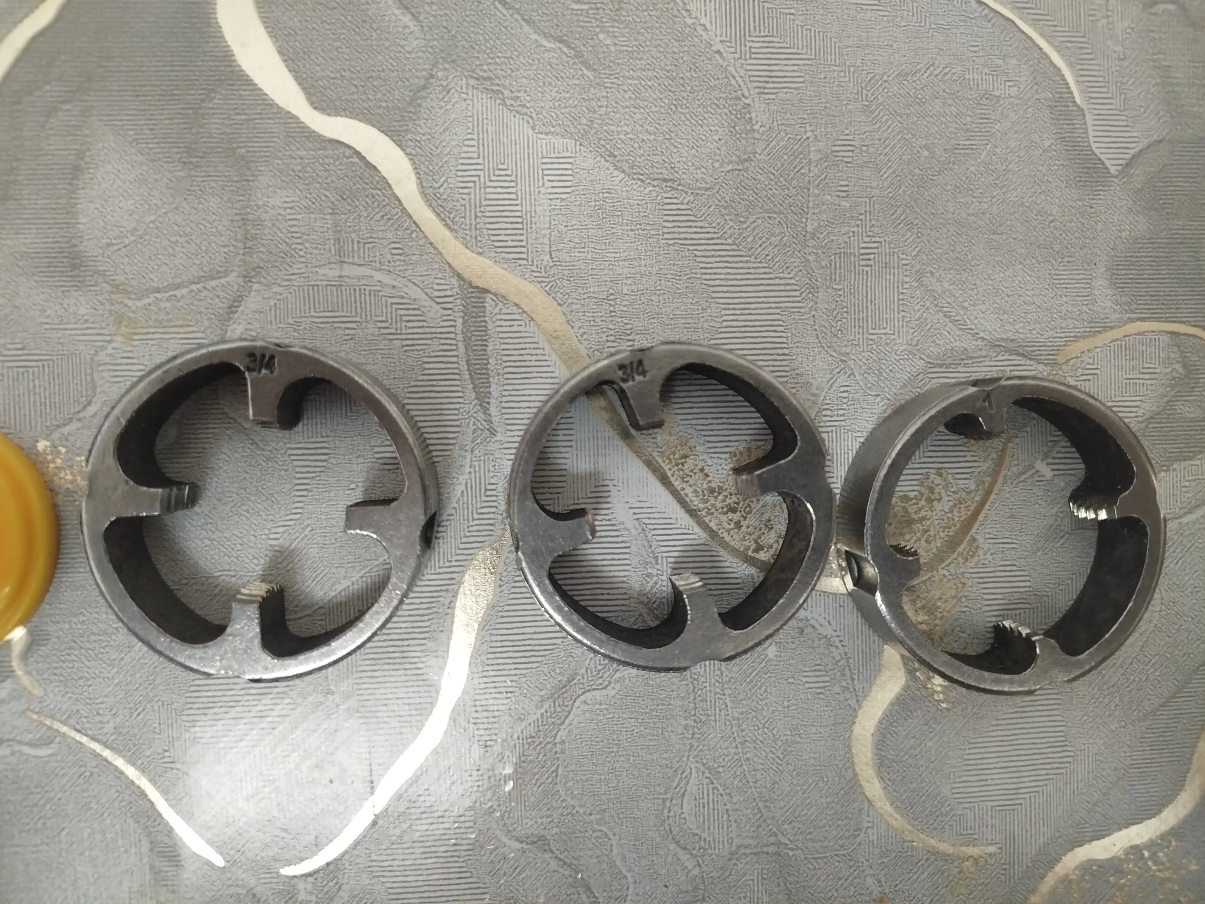 3 1/2", 3/4" va 1" qoliplarga ega PVX quvur qoliplari to'plami (elektr modeli)