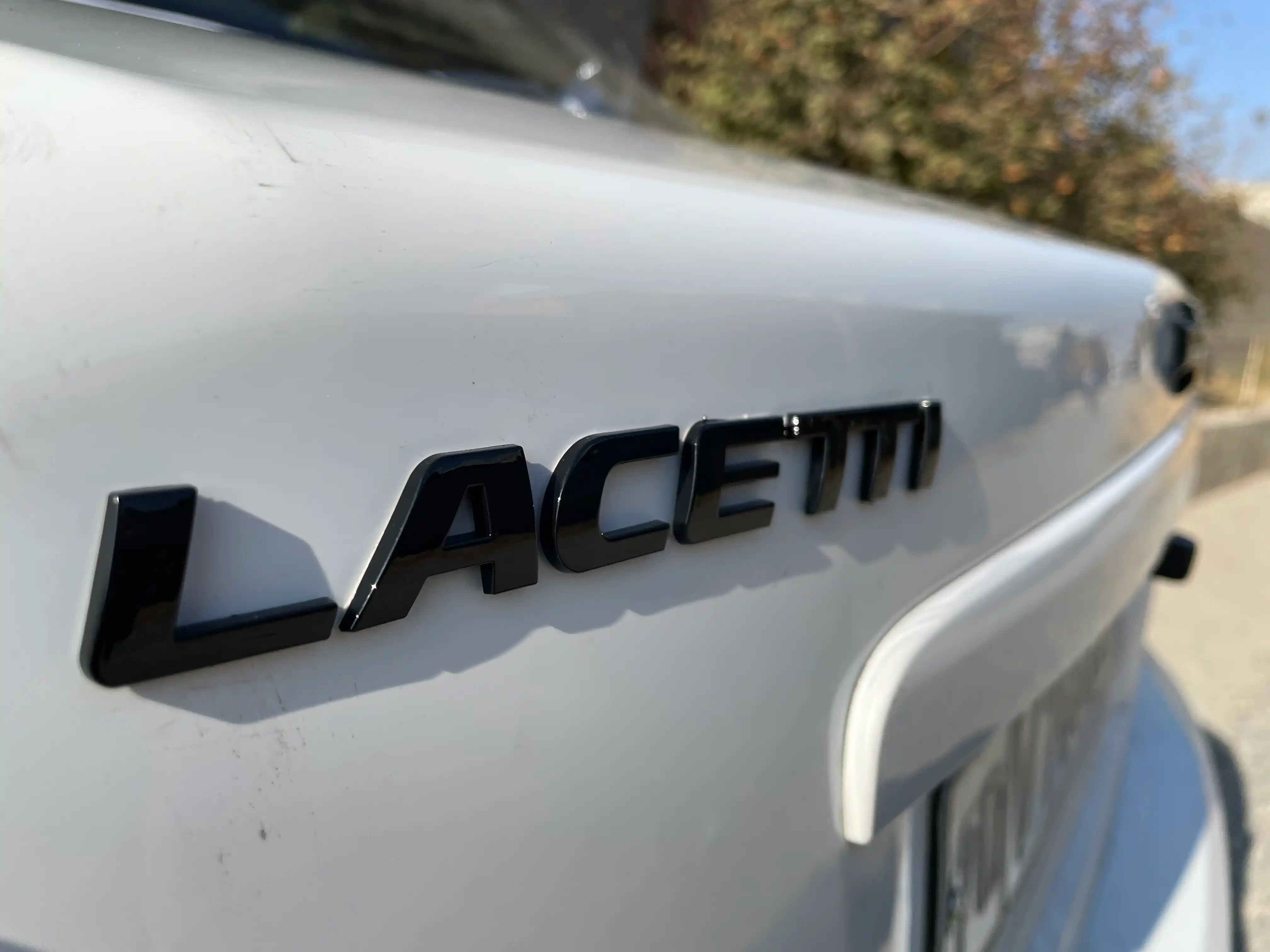 Надпись на Chevrolet Lacetti/Gentra, Nexia, Cobalt, Matiz, Spark Black Piano