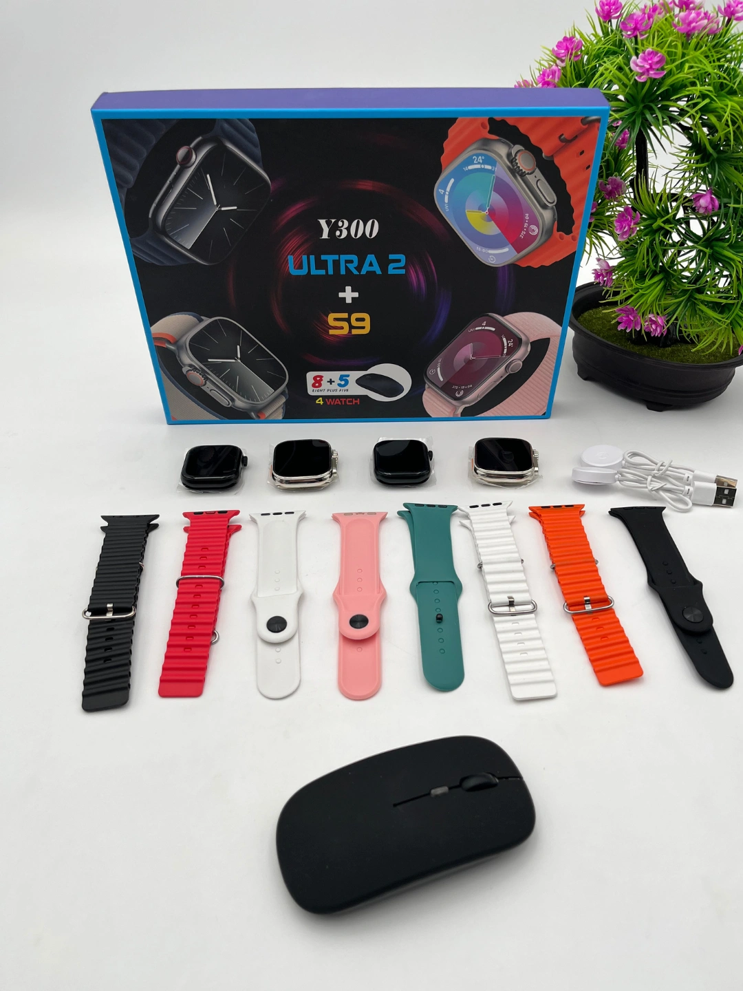 Smart Watch Ultra va Smart Watch 10, quloqchinlar Pods 2, tasmalar 8-10 ...
