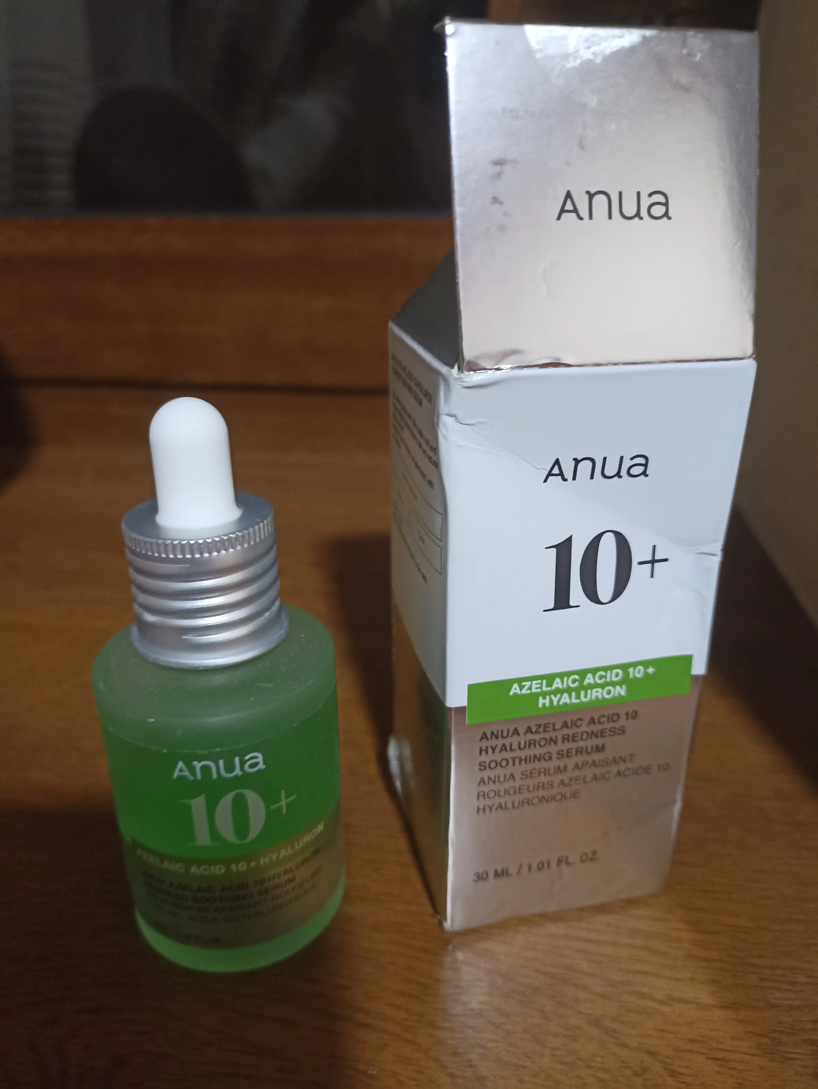 Сыворотка Anua от прыщей на лице, угрей, Niacinamid 10% + Тха 4% 