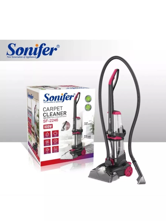 Моющий пылесос Sonifer — влажная/сухая уборка, мощное всасывание, 2 в 1