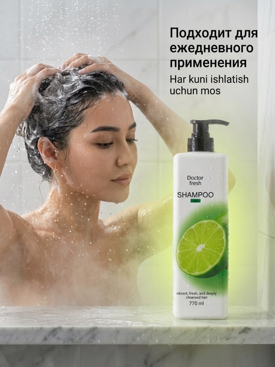 Шампунь Doctor Fresh, 770 мл, подходит для всех типов волос