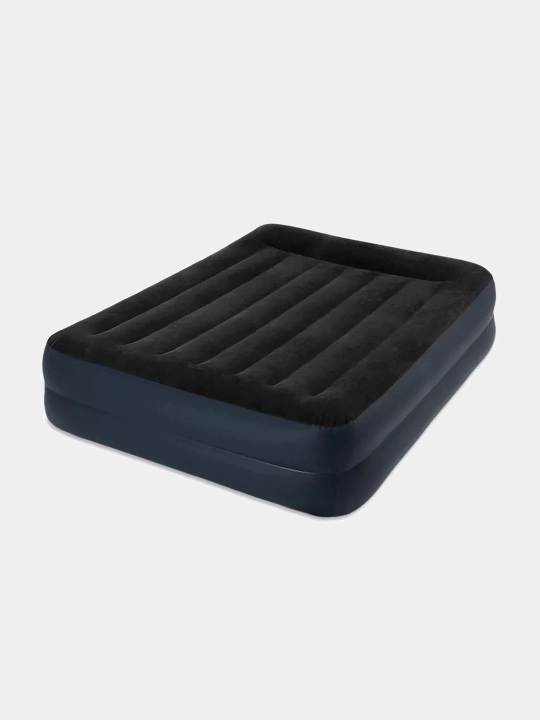 Надувная кровать Intex 64124 Pillow Rest Raised — комфортный сон и современный дизайн